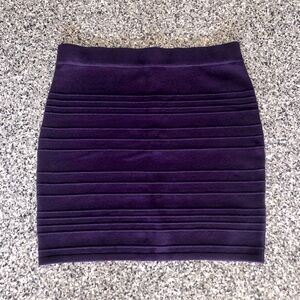 Le Château ✦ Early 00s Vintage Mini Purple Skirt (M)